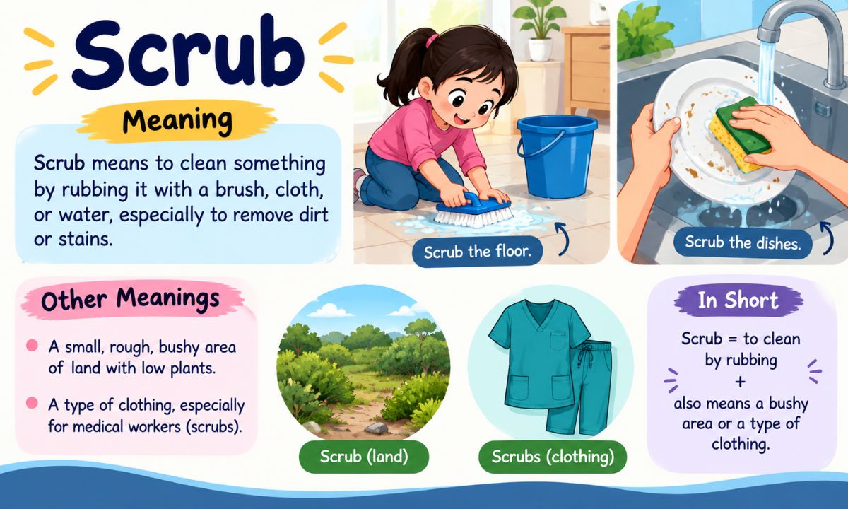 Scrub Meaning