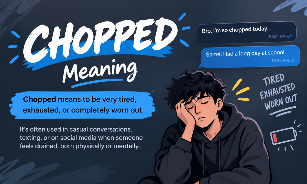 Chopped Meaning