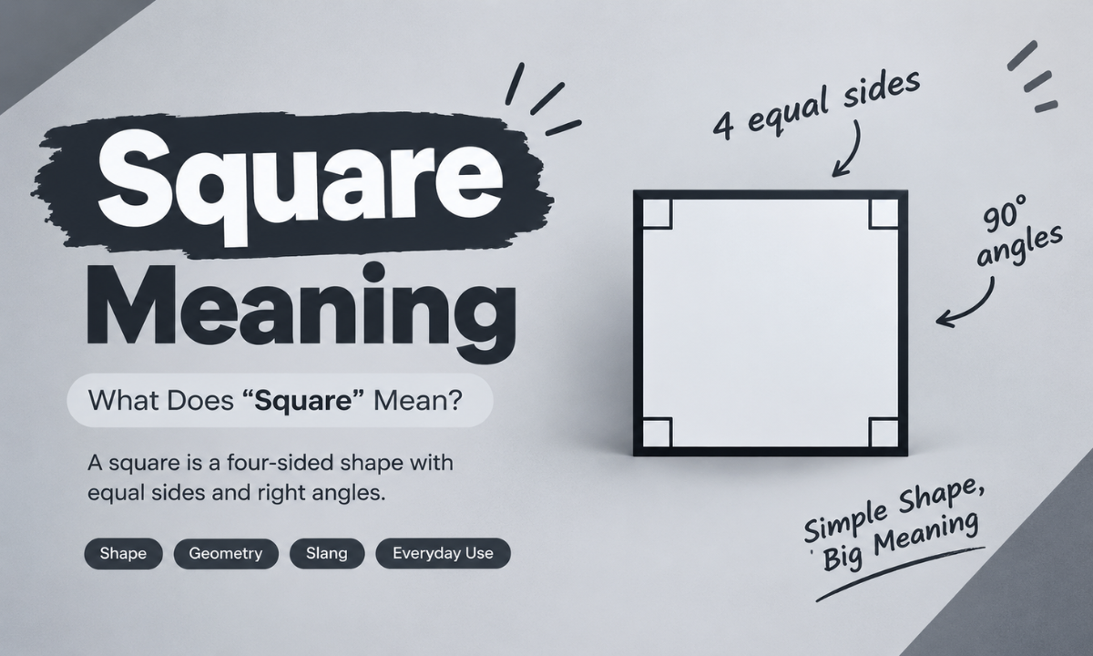 Square Meaning