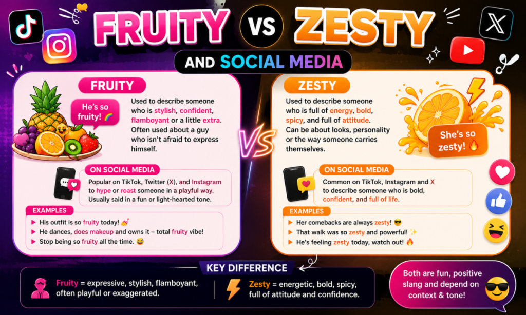 Fruity vs Zesty