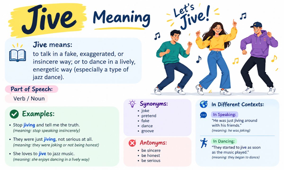 Jive Meaning